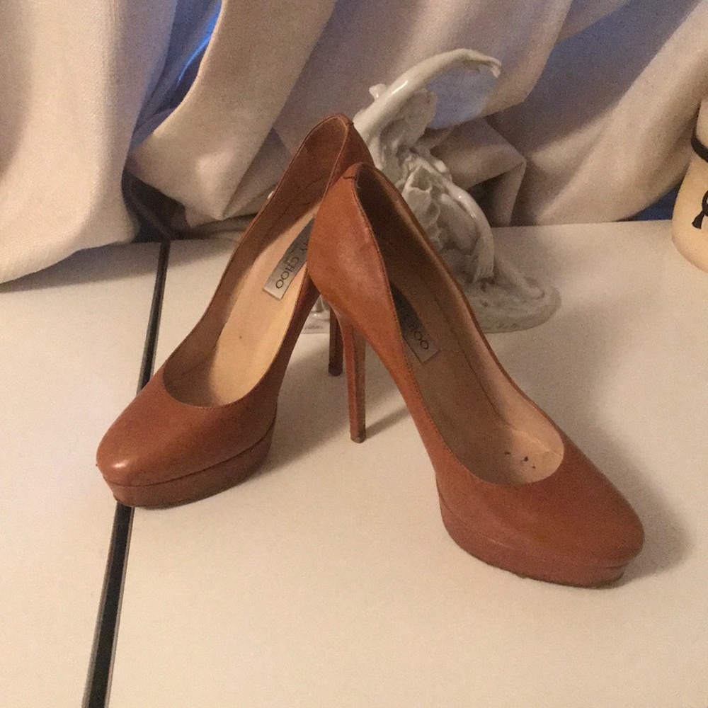 Jimmy choo nude heels